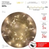 Б0041904 ENON-5B Гирлянда LED Нить 5 м теплый свет, 24V, IP44 (80/1920) необходим трансформатор Б0041911 приобретается отдельно ЭРА 
