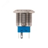 36-3510 Кнопка антивандальная d22 12В(LED) Б/Фикс (5с) OFF-(ON) / ON-(OFF) подсв/красная REXANT 