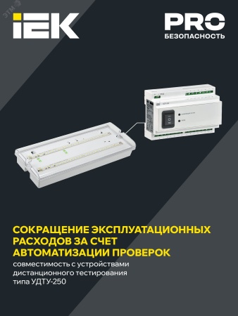 LDPA0-5042-3-65-K01 Светильник аварийный ДПА 5042-3 3ч универсальный IP65 IEK 