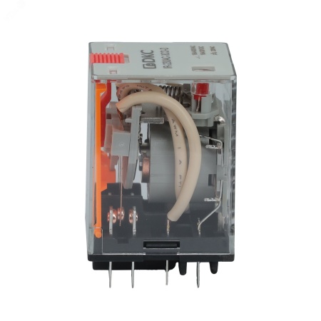 IR-230AC-3CO-D Реле миниатюрное силовое, 3CO, ком. ток 16А, AgSnO2, напряжение 230V AC, опция: тест-кнопка+светодиод DKC 