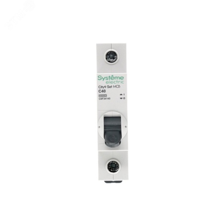 C9F34140 Выключатель автоматический однополюсный 40А С 4.5kA 230В City9 Set Systeme Electric 