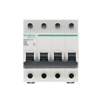 Выключатель автоматический четырехполюсный 25А С 4.5kA 400В City9 Set Systeme Electric C9F34425