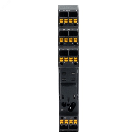 Колодка c клеммами push-in для реле на 2 группы: IR-24DC/230AC-2CO DKC IR-B2-PT