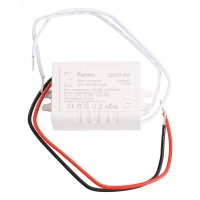 Драйвер светодиодный LED 6w 12v FERON LB003 21480