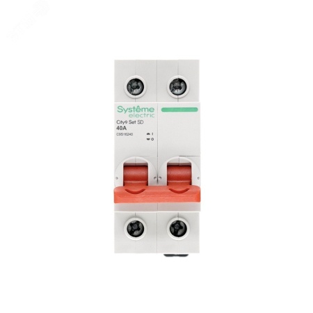 C9S16240 Выключатель нагрузки (ВН) 2P 40А 400В City9 Set Systeme Electric 