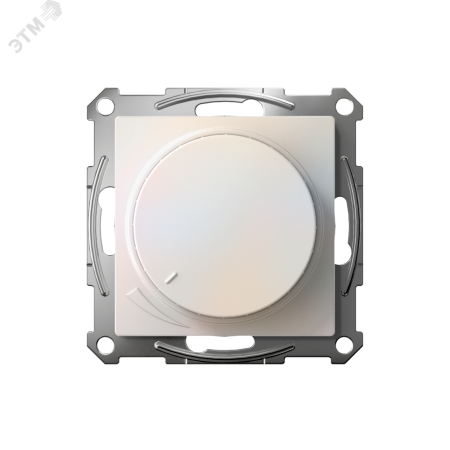 ATN000423 ATLASDESIGN СВЕТОРЕГУЛЯТОР (диммер) повор-нажим, LED, RC, 400Вт, мех., ЖЕМЧУГ Systeme Electric 