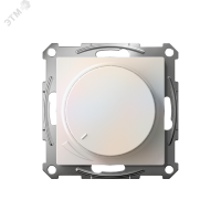 ATLASDESIGN СВЕТОРЕГУЛЯТОР (диммер) повор-нажим, LED, RC, 400Вт, мех., ЖЕМЧУГ Systeme Electric ATN000423