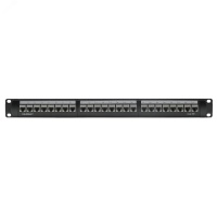 Патч-панель 191UCAT5E 24 модуля RJ45 экранированная DKC RN5PPF24