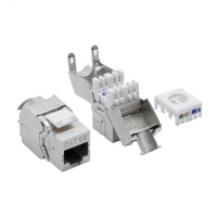 Патч-панель 191UCAT5E 24 модуля RJ45 экранированная DKC RN5PPF24