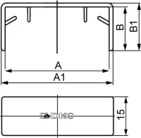 Соединение на стык GM 40х17 DKC 00597