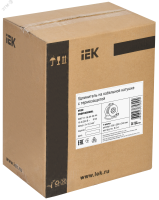 Удлинитель силовой 4 розетки шнур 30м КГ 3х2.5 УК30 с термозащитой IP44 IEK WKP17-16-04-30-44
