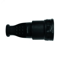 Разъем штепсельный с заземлением каучук 16А 250В IP44 (еврослот) UNIVersal 602228