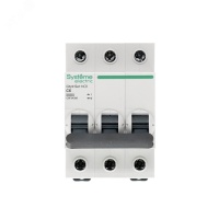Выключатель автоматический трехполюсный 6А С 4.5kA 400В City9 Set Systeme Electric C9F34306