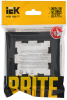 BR-M12-K53 BRITE Рамка 1 пост РУ-1-БрГ графит IEK 