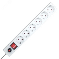 Сетевой фильтр ПВС 3х0.75 белый 3м UNIVersal 967U-3003