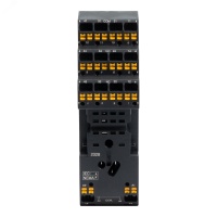 Колодка с клеммами push-in для реле на 4 группы: IR-24DC/220DC/230AC-4CO DKC IR-B4-PT