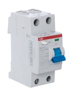 Выключатель дифференциального тока (УЗО) 2п 25А 30мА F202 АС ABB 2CSF202001R1250