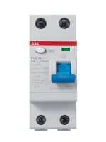 Выключатель дифференциального тока (УЗО) 2п 25А 30мА F202 АС ABB 2CSF202001R1250
