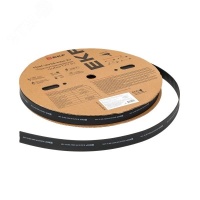 Трубка термоусаживаемая ТУТ нг 20/10 черная рулон PROxima EKF tut-20-b