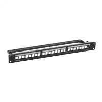 Патч-панель 191UCAT6 24 модуля RJ45 неэкранированная DKC RN6PPU24