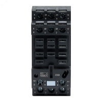 Колодка с винтовыми клеммами для силового реле на 3 группы: IR-24DC/230AC-3CO DKC IR-B3-SC