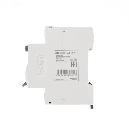 C9R56263 Выключатель дифференциального тока (ВДТ) 63А 2P 100мА Тип-AC 230В City9 Set Systeme Electric 
