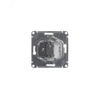GLOSSA Розетка телевизионная TV одиночная в рамку 1дБ белая Systeme Electric GSL000191
