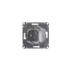 GSL000191 GLOSSA Розетка телевизионная TV одиночная в рамку 1дБ белая Systeme Electric 