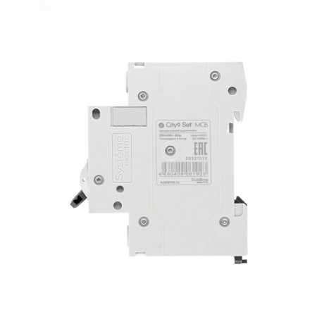 C9F34106 Выключатель автоматический однополюсный 6А С 4.5kA 230В City9 Set Systeme Electric 