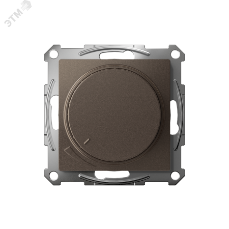 ATN000623 ATLASDESIGN СВЕТОРЕГУЛЯТОР (диммер) повор-нажим, LED, RC, 400Вт, мех., МОККО Systeme Electric 