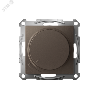 ATLASDESIGN СВЕТОРЕГУЛЯТОР (диммер) повор-нажим, LED, RC, 400Вт, мех., МОККО Systeme Electric ATN000623