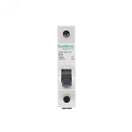 C9F14110 Выключатель автоматический однополюсный 10А B 4.5kA 230В City9 Set Systeme Electric 