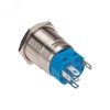 36-3443 Кнопка антивандальная 19 250В Фикс (5с) ON-OFF/OFF-ON подсв/зеленая REXANT 