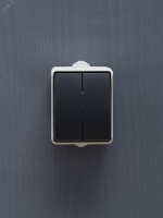 ФОРС Выключатель двухклавишный наружный IP54 IEK EVS20-K03-10-54-DC