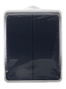 EVS20-K03-10-54-DC ФОРС Выключатель двухклавишный наружный IP54 IEK 