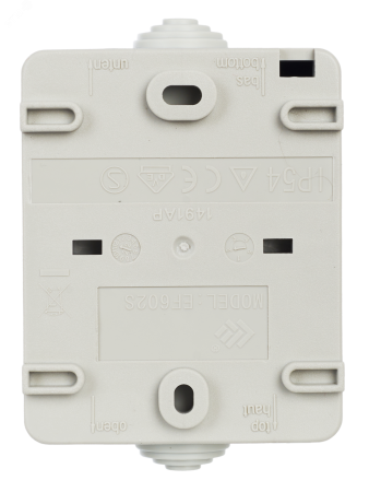 EVS20-K03-10-54-DC ФОРС Выключатель двухклавишный наружный IP54 IEK 