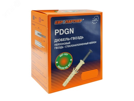 76062299 Дюбель-гвоздь PDGN LK 6х40,цилиндр. манж. Европартнер 