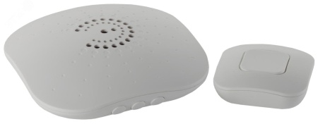 Б0017748 Звонок BIONIC White беспроводной (10/60/480) ЭРА 