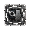 672252 ETIKA Розетка телефонная+компьютерная RJ11+RJ45 категория 5 UTP белая Legrand/Daccord 