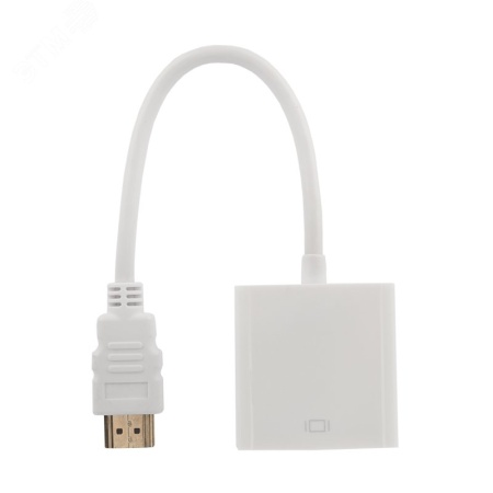 17-6835 Переходник штекер HDMI - гнездо VGA, провод, REXANT 