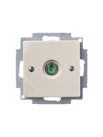 1743-01-92-507 BASIC 55 Розетка телевизионная TV в рамку бежевая ABB  2CKA001724A4280