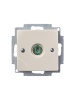 1743-01-92-507 BASIC 55 Розетка телевизионная TV в рамку бежевая ABB  2CKA001724A4280