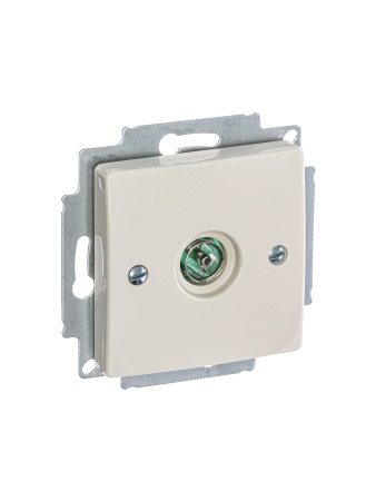 1743-01-92-507 BASIC 55 Розетка телевизионная TV в рамку бежевая ABB  2CKA001724A4280