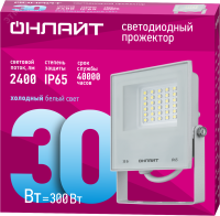 Прожектор светодиодный ДО-30w OFL-30-6K-WH-IP65-LED ОНЛАЙТ 90135 27205 Navigator Group