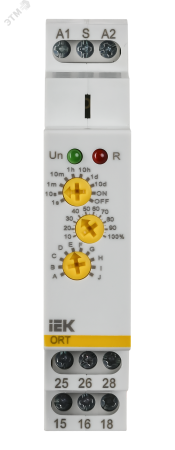 ORT-M2-ACDC12-240V Реле времени ORT многофункц. 2 конт. 12-240 В AC/DC ONI 