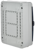 TF5-KP72-N-24-65-K03-K02 Корпус пластиковый навесной на 24 модуля КМПн-24 IP65 TEKFOR черная прозрачная дверь IEK 