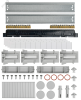 TF5-KP72-N-24-65-K03-K02 Корпус пластиковый навесной на 24 модуля КМПн-24 IP65 TEKFOR черная прозрачная дверь IEK 