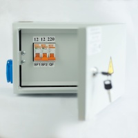 Ящик с понижающим трансформатором ЯТП 0.25 220/36В IP54 с тремя автоматами ФКУ ИК-1 (Кострома) ОС0000016261