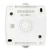 EFR16-029-30-54 Розетка 1-местная Мурманск 16А с заземлением с крышкой IP54 серый с защитными шторками EKF 