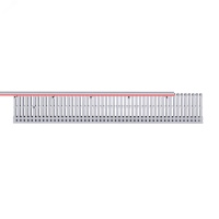 Короб перфорированный RL6 25х80 серый QUADRO DKC 01126RL
